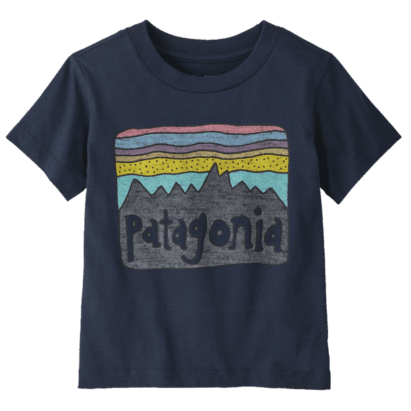 T-shirt a manches courtes Patagonia Fitz Roy Skies T-Shirt Kids New Navy