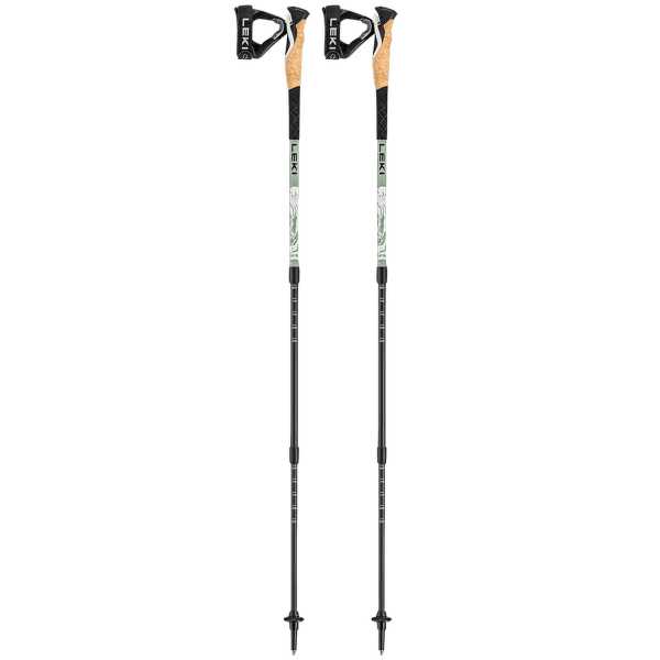 Trou Leki Cross Hike Carbon envy-white-black