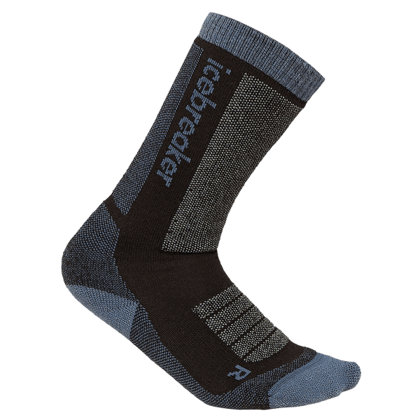 Chaussettes hauteur genou Icebreaker Ski+ Medium OTC Kids BLACK/DAWN/GRAPHITE