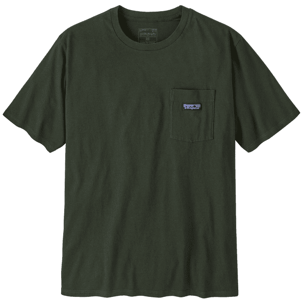 T-shirt a manches courtes Patagonia Daily Pocket Tee Men Old Growth Green