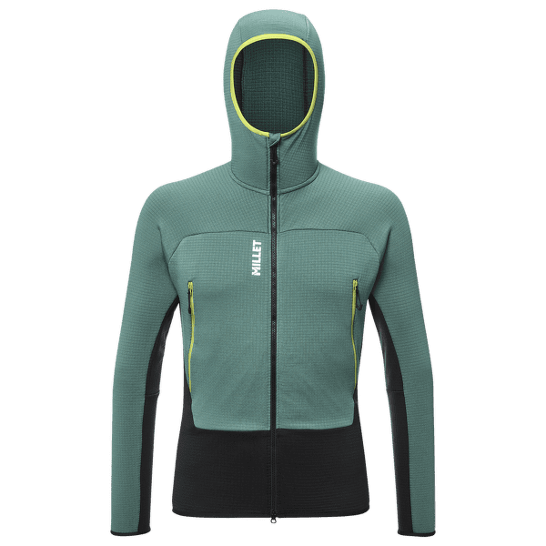 Sweat-shirt Millet FUSION GRID HOODIE Men BOTTLE/BLACK