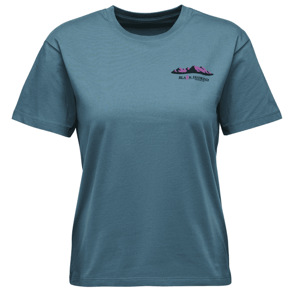 T-shirt a manches courtes Black Diamond Mountainscape SS Tee Women Creek Blue