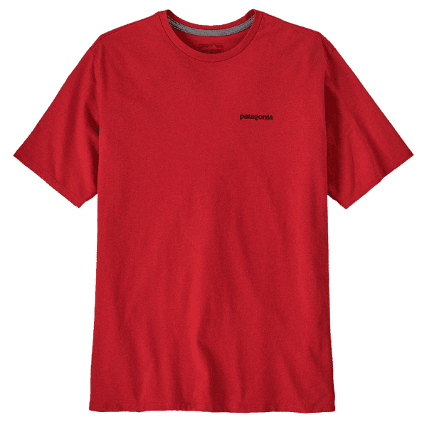 T-shirt a manches courtes Patagonia P-6 Logo Responsibili Tee Men Amanita Red