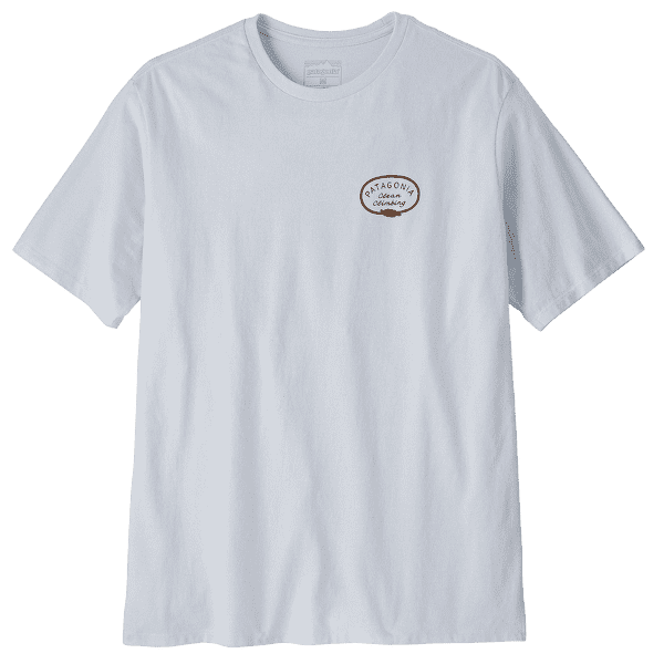 T-shirt a manches courtes Patagonia Clean Climb Roots Responsibili-Tee Men White