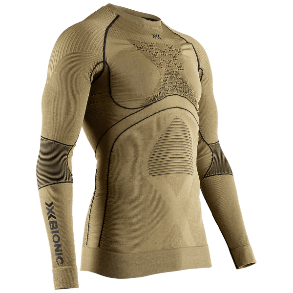 T-shirt a manches longues X-Bionic Radiactor 4.0 Shirt Round Neck Men GOLD/BLACK