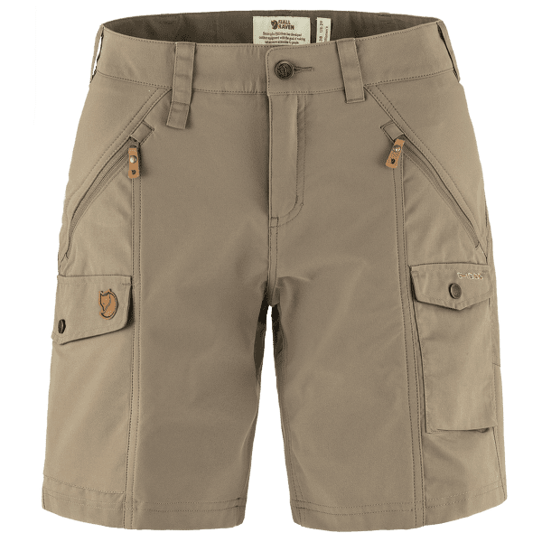Shorts Fjällräven Nikka Shorts Curved Women Suede Brown