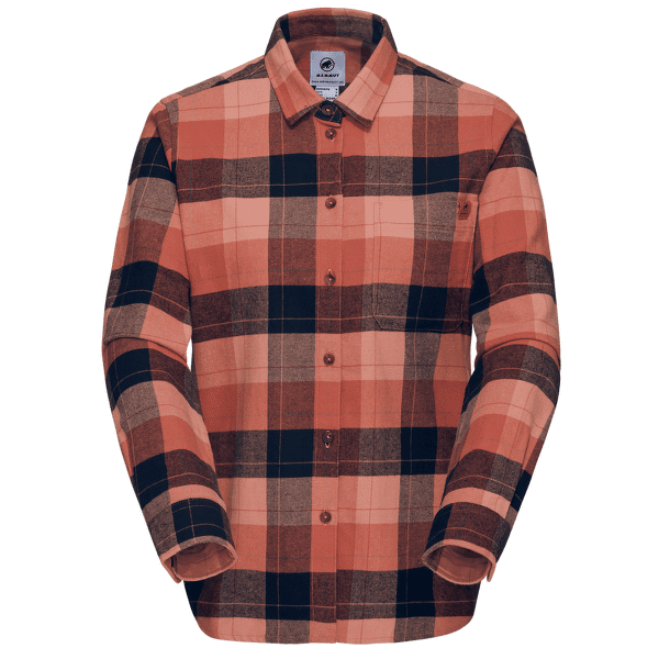 Chemises a manches longues Mammut Trovat Longsleeve Shirt Women brick-black