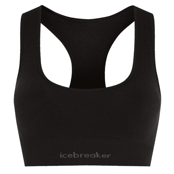 Brassiere Icebreaker Merino Seamless Active Bra Women BLACK