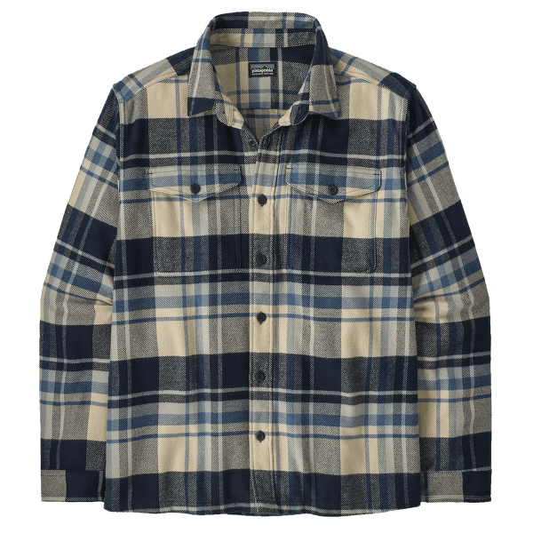 Chemises a manches longues Patagonia Fjord Flannel Shirt Men Hibernate: Sunken Blue