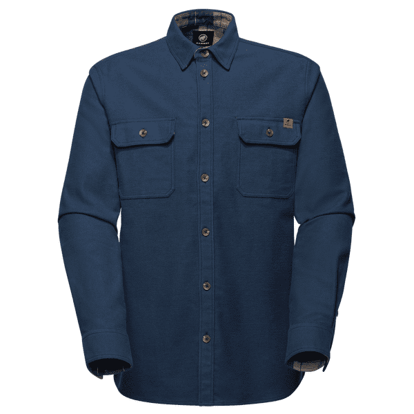 Chemises a manches longues Mammut Tamaro Overshirt Men marine 5118