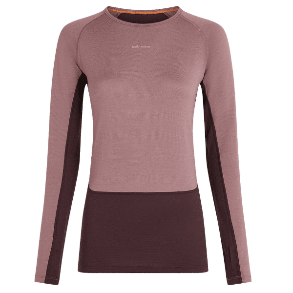 T-shirt a manches longues Icebreaker Merino 260 ZoneKnit™ LS Crewe Women JAVA/SUMMIT/CB