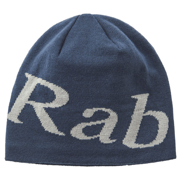 Casquettes Rab Logo Beanie Tempest Blue/Light Zinc