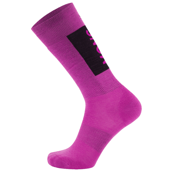 Chaussettes Mons Royale Unisex Atlas Merino Snow Sock Purple Bolt