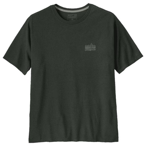 T-shirt a manches courtes Patagonia Strataspire Responsibili-Tee Men Old Growth Green