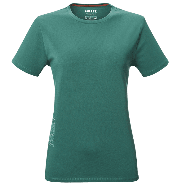 T-shirt a manches courtes Millet CHAMONIX FLOWER T-SHIRT SS WOMEN BOTTLE