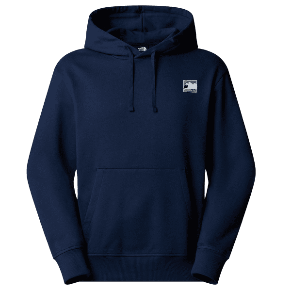 Sweat-shirt The North Face MOUNTAIN LOGO RELAXED HOODED SWEATSHIR Men SUMMIT NAVY