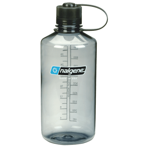 Bouteille Nalgene Narrow Mouth Trans 1000 ml Gray 2078-2027
