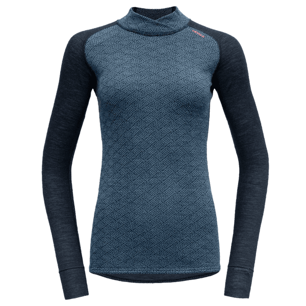 T-shirt a manches longues Devold Kvitegga Cross Neck Women 284A INK