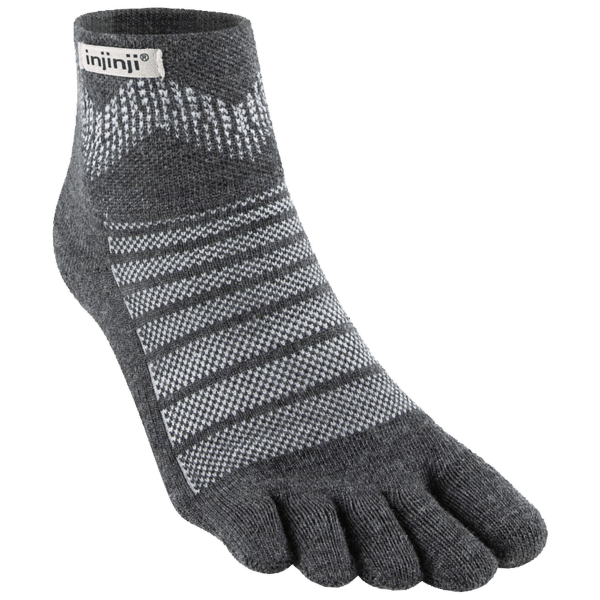 Chaussettes Injinji Outdoor Midweight Mini-Crew Wool SLATE