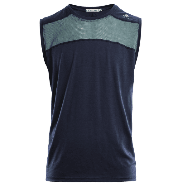 Débardeur Aclima LightWool sports singlet Men Navy Blazer / North Atlantic
