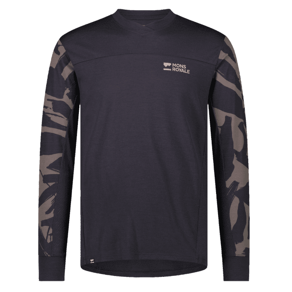 T-shirt a manches longues Mons Royale REDWOOD ENDURO VLS Shale / Fragments
