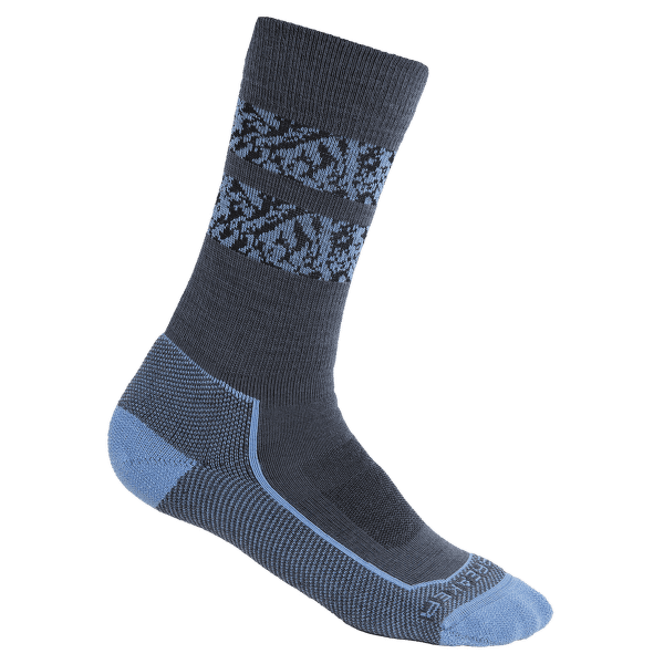 Chaussettes Icebreaker Hike+ Light Crew Natural Summit Women GRAPHITE/BAJA/BLACK