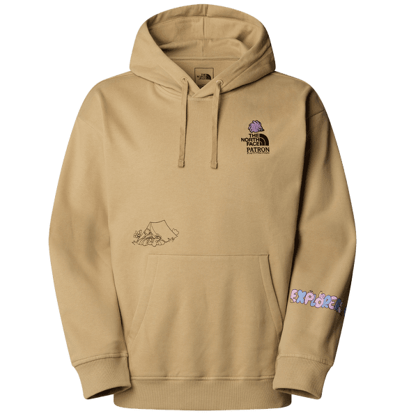 Sweat-shirt The North Face UNISEX MOUNTAIN CLEANUP OVERSIZED HOODIE Khaki Stone