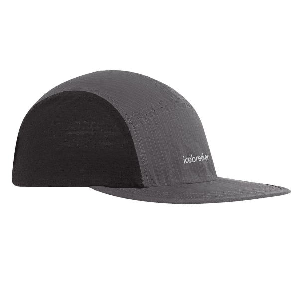 Casquette de baseball Icebreaker Unisex Shell+™ Cotton Windbreaker 5 Panel Cap OBSIDIAN/BLACK/CB