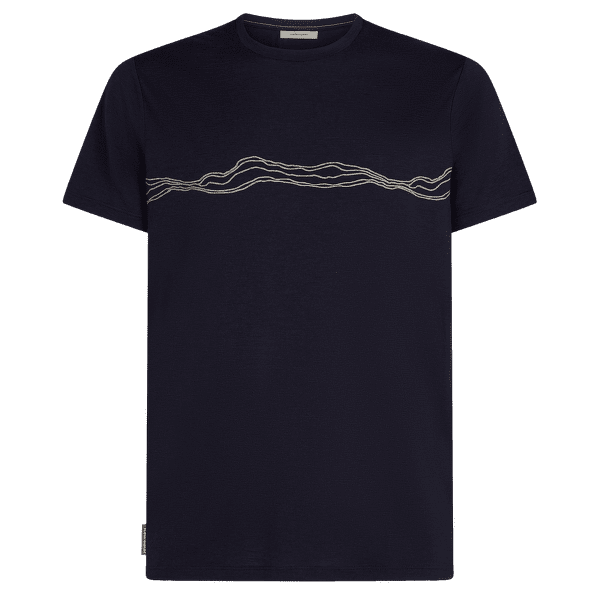 T-shirt a manches courtes Icebreaker Merino 150 Tech Lite SS Tee Mountain Pulse Men Midnight Navy