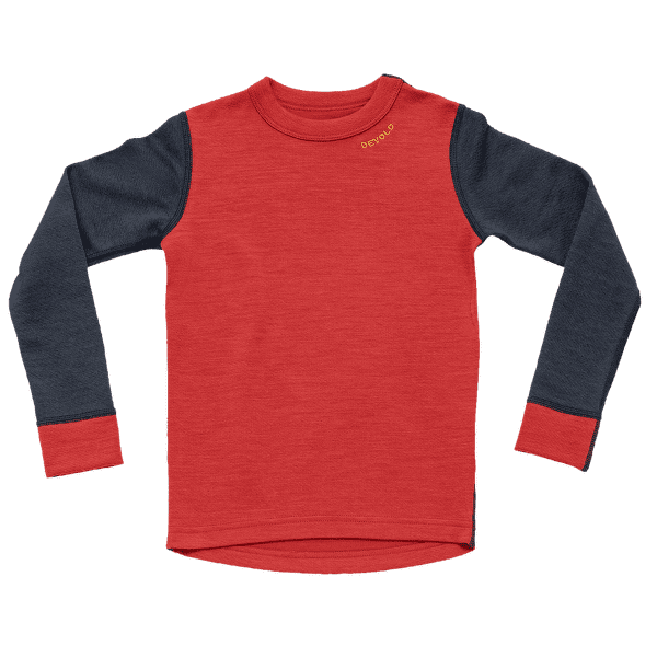 T-shirt a manches longues Devold Expedition Merino Shirt Kid 287E  NIGHT/BEAUTY