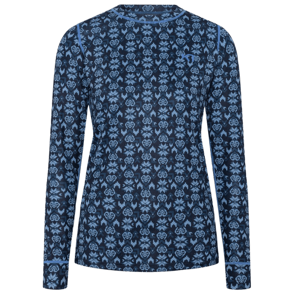T-shirt a manches longues Kari Traa Fryd LS Women ROIRI/DARK NAVY BLUE