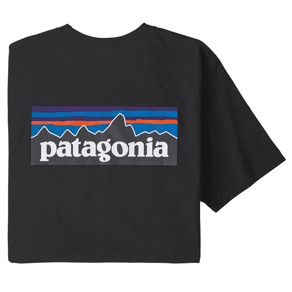 T-shirt a manches courtes Patagonia P-6 Logo Responsibili Tee Men Black