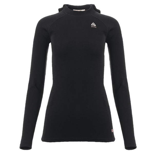 Sweat-shirt Aclima WarmWool hoodsweater V2 Women Jet Black