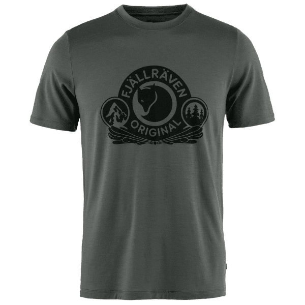 T-shirt a manches courtes Fjällräven Abisko Wool Classic SS Men Basalt