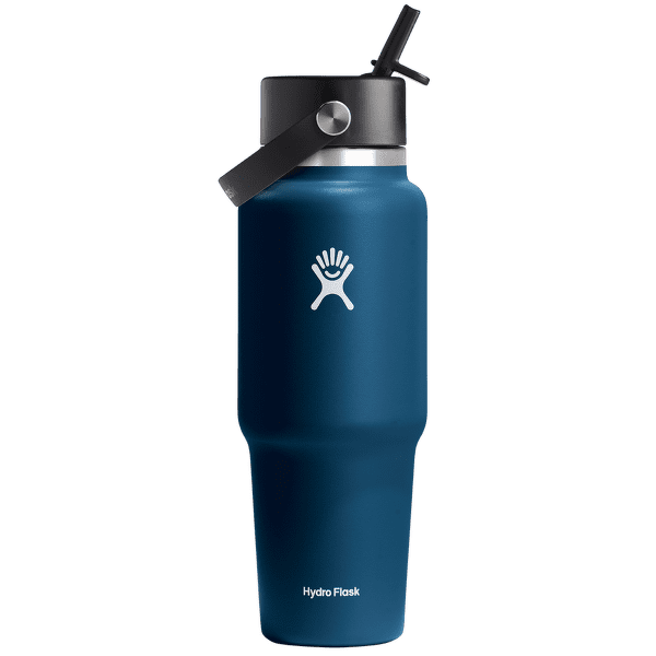 Thermos Hydro Flask 32 OZ WIDE FLEX STRAW TRAVEL BOTTLE 464 Indigo