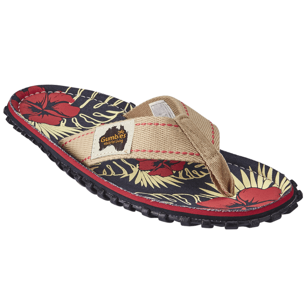 Tongs Gumbies Gumbies Denim Hibiscus Denim Hibiscus