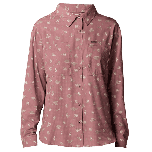 Chemises a manches longues Columbia Silver Ridge Utility™ Patterned LS Shirt Women Fig Deserted 610