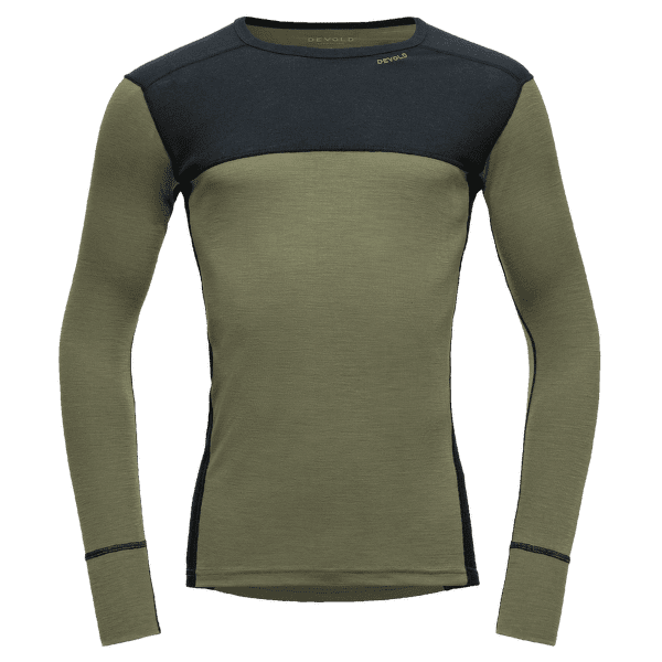 T-shirt a manches longues Devold Lauparen Merino 190 Shirt Men 284A INK/LICHEN/BLACK