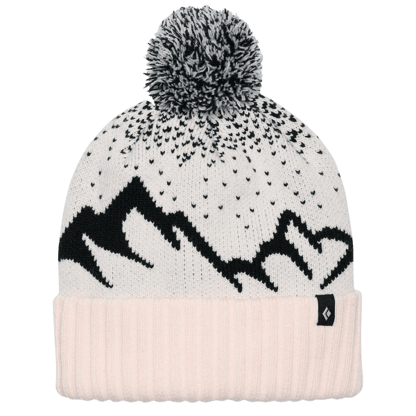 Casquettes Black Diamond Tom Pom Beanie Off White-Black