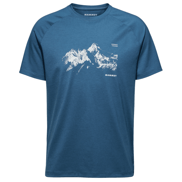 T-shirt a manches courtes Mammut Mountain T-Shirt 8035m Men deep ice 50550