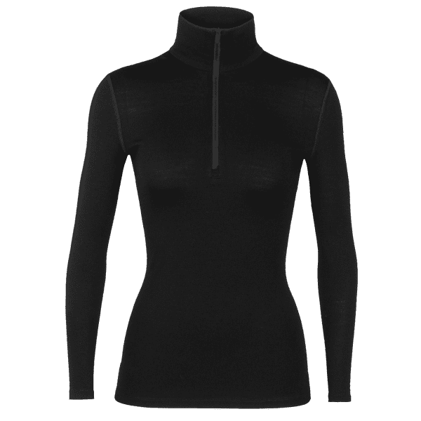 T-shirt a manches longues Icebreaker Merino 260 Tech LS Half Zip Women Black