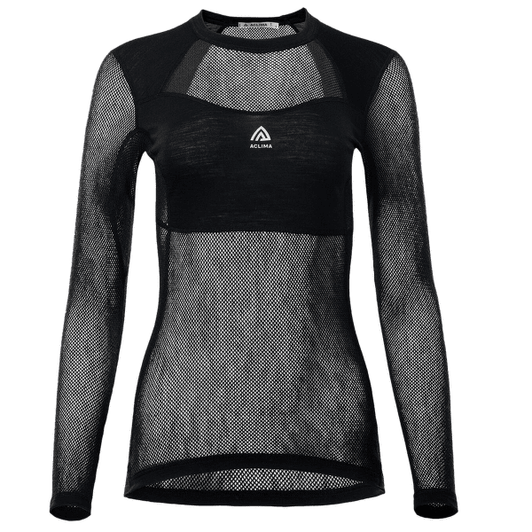 T-shirt a manches courtes Aclima WoolNet Light Crewneck Women Jet Black