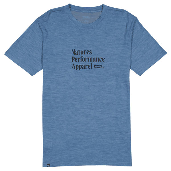 T-shirt a manches courtes Mons Royale Zephyr Merino Cool T-Shirt Men Steel Blue