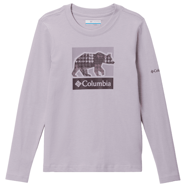 T-shirt a manches longues Columbia Hazeldel Hill™ Long Sleeve Graphic Tee Girls Lavender Pearl, Barely Printed 551