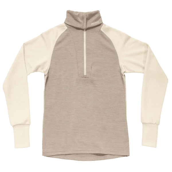 Pull Devold Expedition Merino Silk Zip Women 000B  OFFWHITE/STONE
