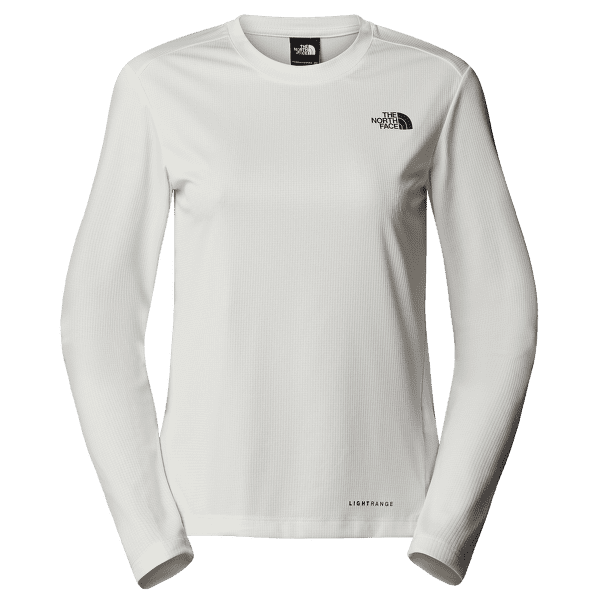 T-shirt a manches longues The North Face SHADOW LONG SLEEVE T-SHIRT Women WHITE DUNE
