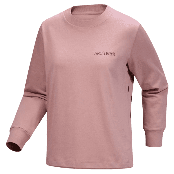 T-shirt a manches longues Arcteryx Kragg Cotton Bird Crew LS Women Bliss / Mars