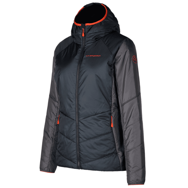 Veste La Sportiva MYTHIC PRIMALOFT® Jacket Women Black/Cherry Tomato