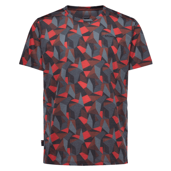 T-shirt a manches courtes La Sportiva DIMENSION T-SHIRT Men Black/Cherry Tomato