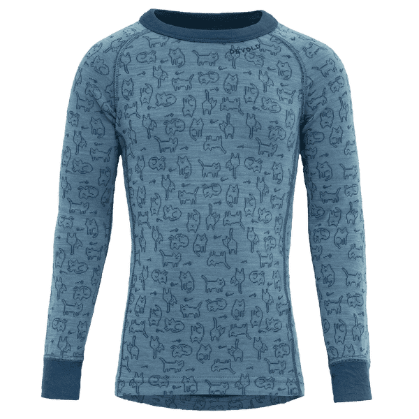 T-shirt a manches longues Devold Duo Active Merino Shirt Kid 313A MOON